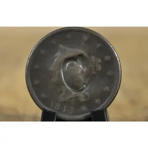 1843 Large Cent Counterstamped "C" - Countermarked 1843 Large Cent "C" - C Counterstamped Large Cent 1843