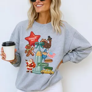 Thanksgiving Parade Sweatshirt, New York Holiday Crewneck, Parade Day Pullover, Cozy Fall Outfit, Thanksgiving Gift for Her