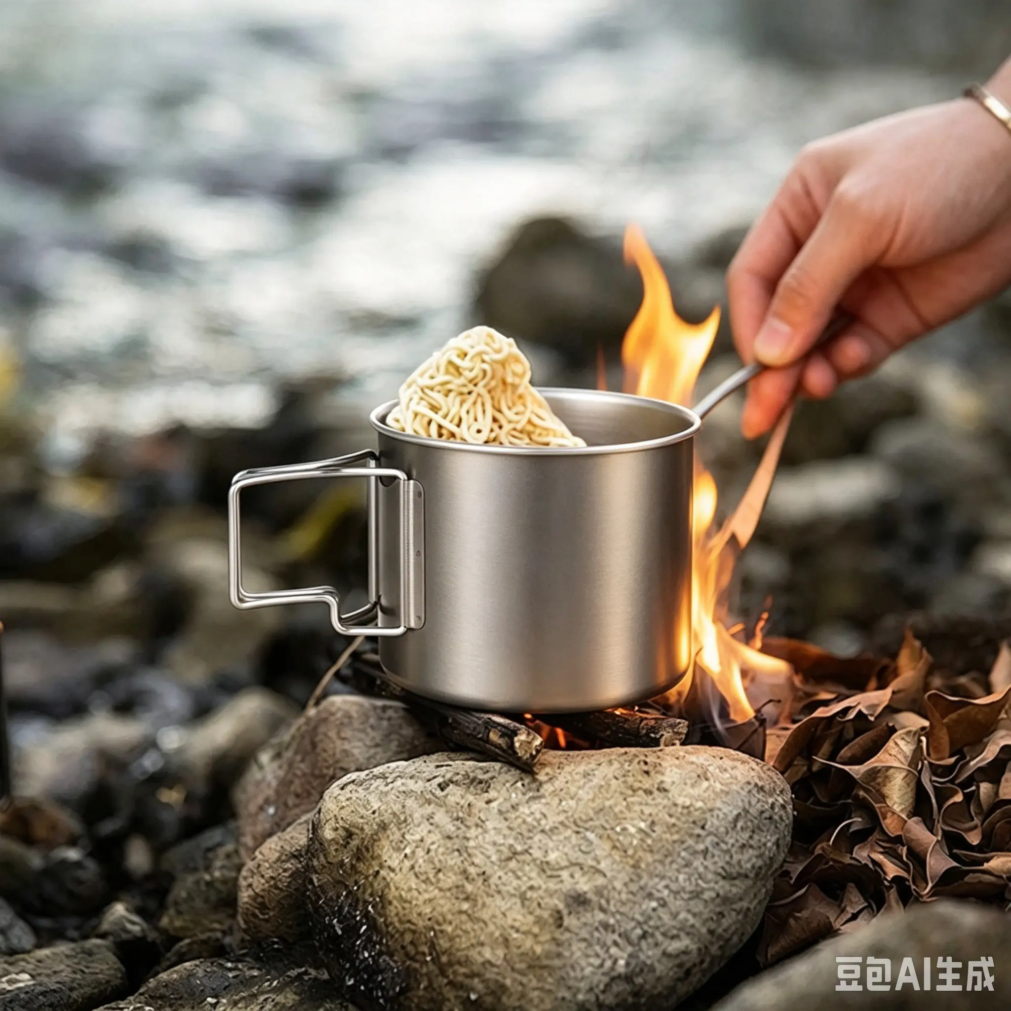 Pure Titanium Uncoated Camping Cup