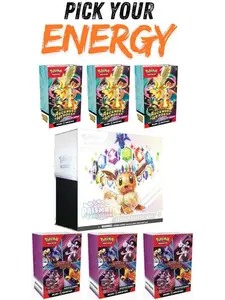 Break 214: (3) Ascended Heroes Booster Bundles (3) Destined Rivals Booster Bundles, (1) Prismatic Evolutions Elite Trainer Booster Box PICK YOUR ENERGY Grass Water Fire Electric Fighting Dark Psychic Steel