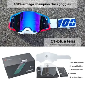 Off-Road Beast Mode ON! 100% Dustproof Goggles — Dominate Rides & Slopes No Cap! #RideOrDie