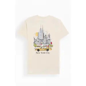 PacSun Men's NYC Skyline Ride T-Shirt - Multicolor