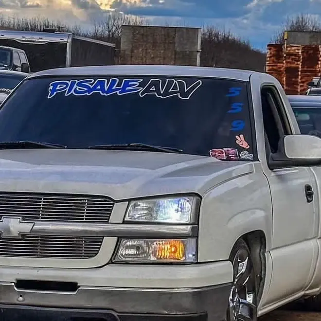 Pisale ALV windshield banner 36” Pisale ALV windshield banner 36”