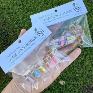 Miniature Message Bottles - Colorful Cork-Top Glass Jars for Tiny Notes & Decor - Perfect for Collectors & Crafters