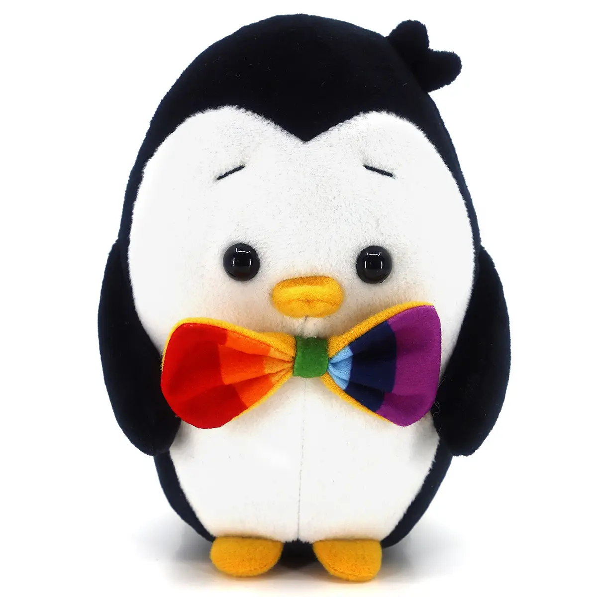 Pengroom Plushie - 4 inches with Rainbow Bowtie - Stuffed Toys - soft animal cute