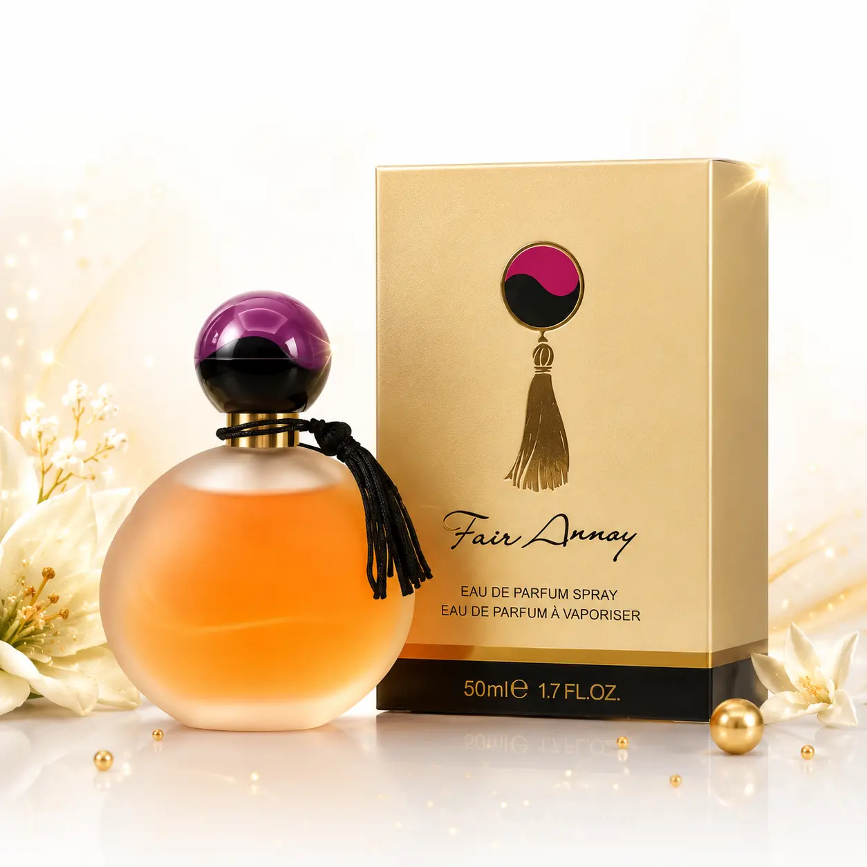 Fair Annoy Eau de Parfum for Women 50ml - Long Lasting Floral & Spicy Fragrance, Exotic Captivating Scent with Tassel Bottle Design