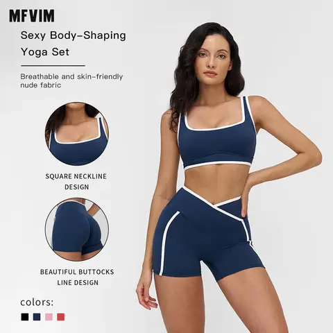 Women's Solid Backless Crop Camisole Top & Shorts Sports Set - Stretchable Activewear for Indoor & Outdoor Wear,back to school,back to school haul