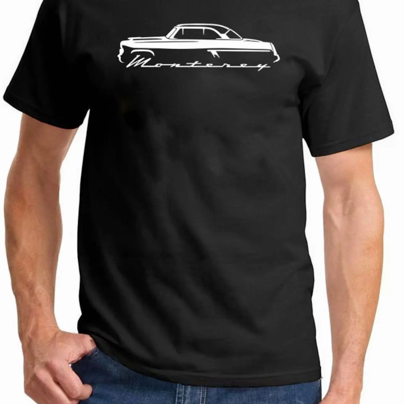 1952 1953 1954 Mercury Monterey Hardtop Classic Outline Design Tshirt Sweatshirt Hoodie, Car Enthusiast and Fans Gift