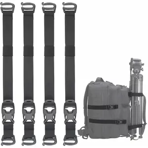 Tactical Molle System Backpack Straps - Adjustable 20.8" Pack Attachment Strap Accessories