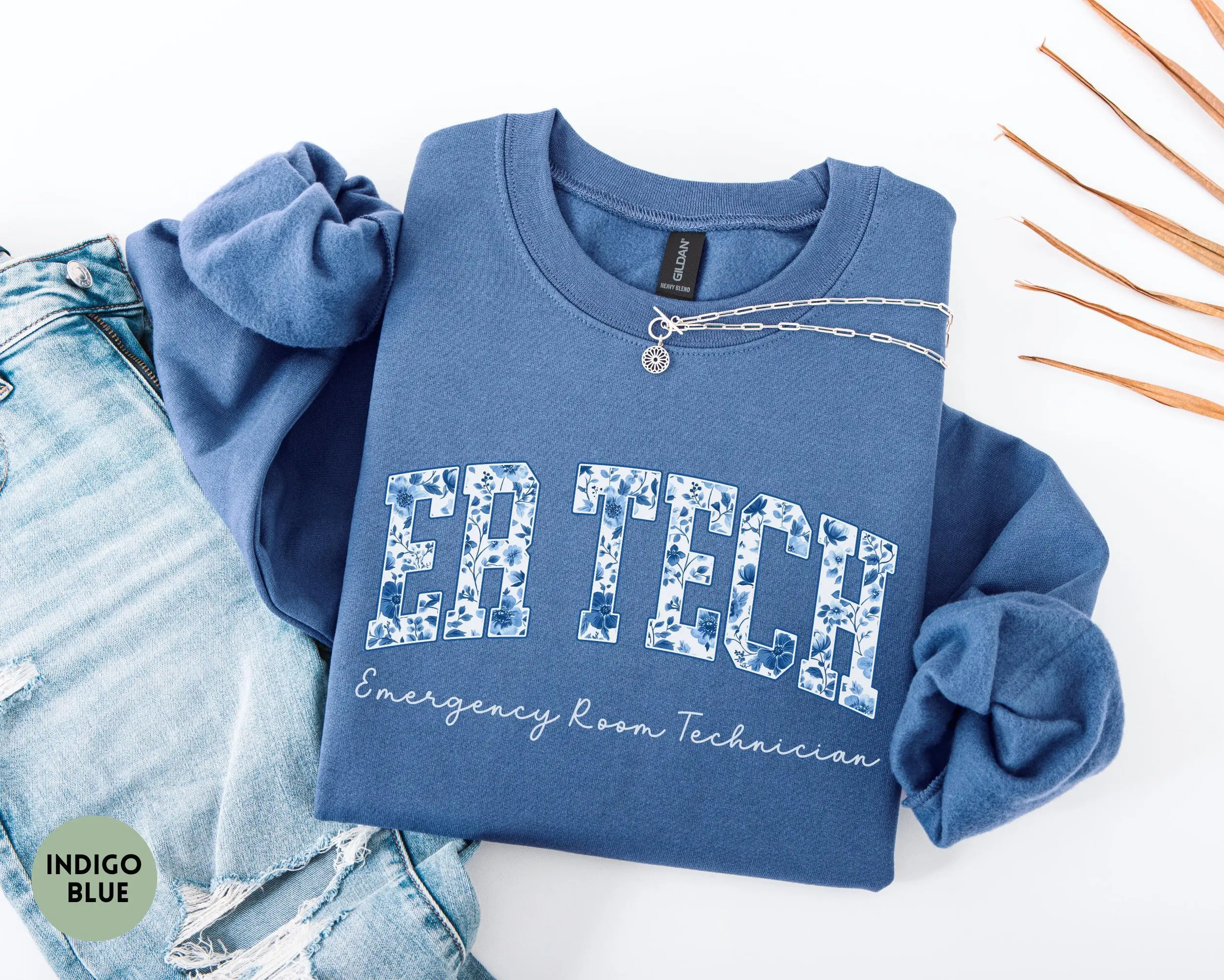 ER Tech Short Sleeve T-SHIRT / Sweatshirt , Emergency Room Technician Crewneck, ER Nurse Gift