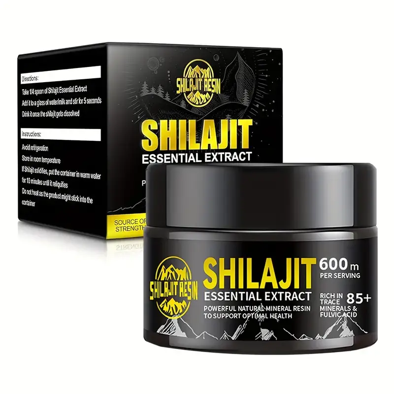 Premium Shilajit Resin for Men and Women - 85+ Trace Minerals, 75%+ Fulvic Acid - Boost Energy, Enhance Cognitive Function, and Improve Overall Health"
