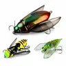 Kingdom 3-Pack Topwater Bug Lure Kit - Fishing Equipment with Bug Imitation Multi-Size Cicada,Wasp,Beetle Lures,Floating Baits,Varied Weights for Bass,Trout,Panfish,Grass Edge Action Surface Fishing, Insect Shapes