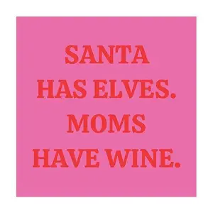 Mary Phillips Designs Santa Has Elves CocktailNapkins