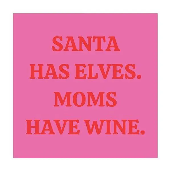 Mary Phillips Designs Santa Has Elves CocktailNapkins
