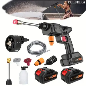 Cordless, Rechargeable High-Pressure Washer, Portable Handheld Electric Cleaner