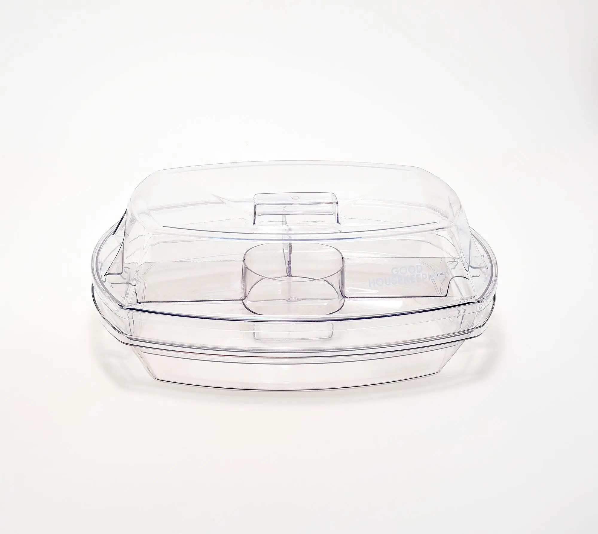 Good Housekeeping Divided Appetizer Tray w/ Lid Good Housekeeping Divided Appetizer Tray w/ Lid