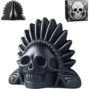 Aztec Death Whistle Aztec Whistle, Office White Elephant Gifts, Authentic Skull Scream Sound – Loud Scary Horror Whistle for Pranks, Halloween, Survival, and Stocking Stuffers