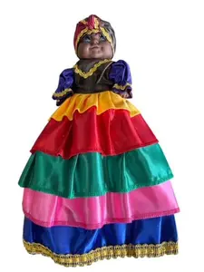 Muneca de 9 Potencia/Colores Oya Yansa Santeria Egun Palo Religious Decor Ornaments