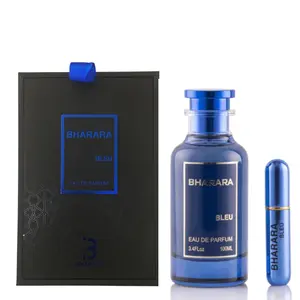 Bharara Double Bleu Pour Homme Eau De Parfum 3.4 oz /100 ML - Long Lasting Fragrance for Men