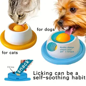 Interactive Dog Licking Toy and Slow Feeder, Puppy Training Puzzle Toy, Cat Cage Feeding Accessory, Fun and Engaging Pet Toy