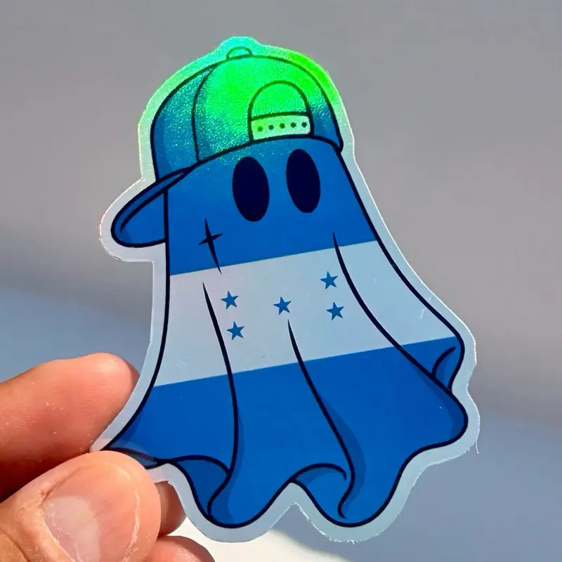 Honduras Fantasma Holographic Sticker