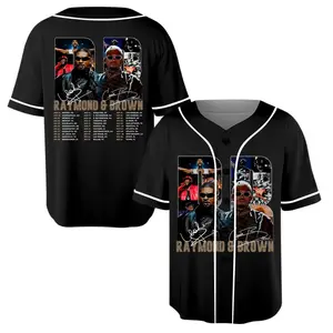 [Baseball Jersey] Raymond CBrown R&B Tour Baseball Jersey, The R&B Tour Shirt, Hip Hop Concert Jersey, RnB Fan Apparel, Streetwear Music Shirt, R&B Tour 2026 Jersey, CBrown and U, Raymond and Brown R&B World Tour Shirts