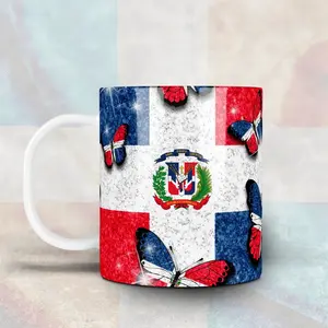 11oz Dominican Butterfly Mug.