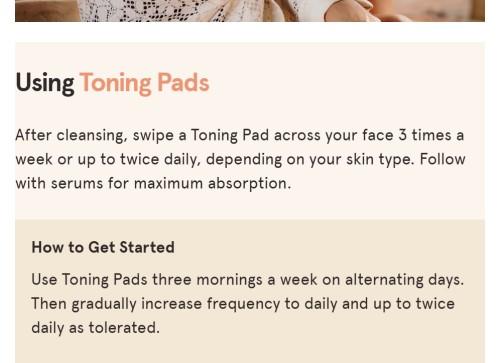 Toning Pads