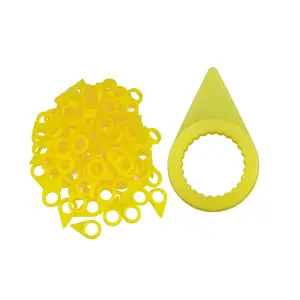 Torque Lugnut Cover Remover Tool for 33 mm Lug Nut w/Starlight 10 Pack Lug Nut Covers (100 Pack, Nut Indicator)