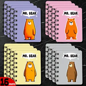 16 counts small spiral notebook pocket notebook (80sheets) lined or blank little notebook cute pocket notepad small notebook mini notebook mini spiral notebook