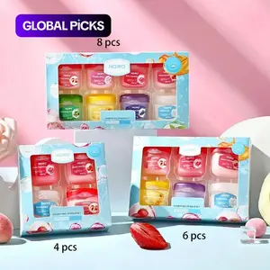 Moisturizing Lip Care Mask Set, 4/6/8 Counts Hydrating Lip Care Gel, Daily Skincare Product for Lip, Skincare Product Summer Gift, Lip Balms, Lip Moisturizer #GLOBAL PICKS