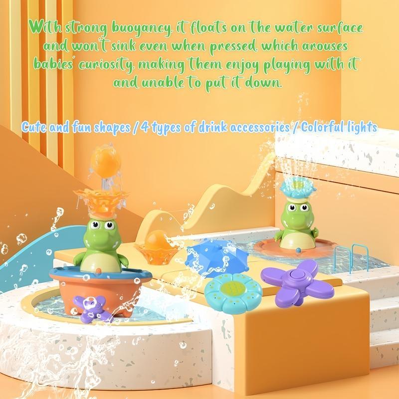 Interactive Bath/Pool Toy with Light-Up Fun, Outdoor Summer Games Gift for Ages 3+