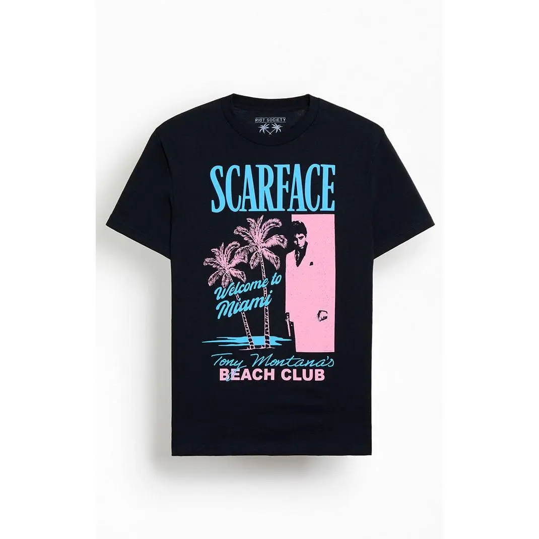 PacSun Men's Scarface Welcome To Miami T-Shirt - Multicolor