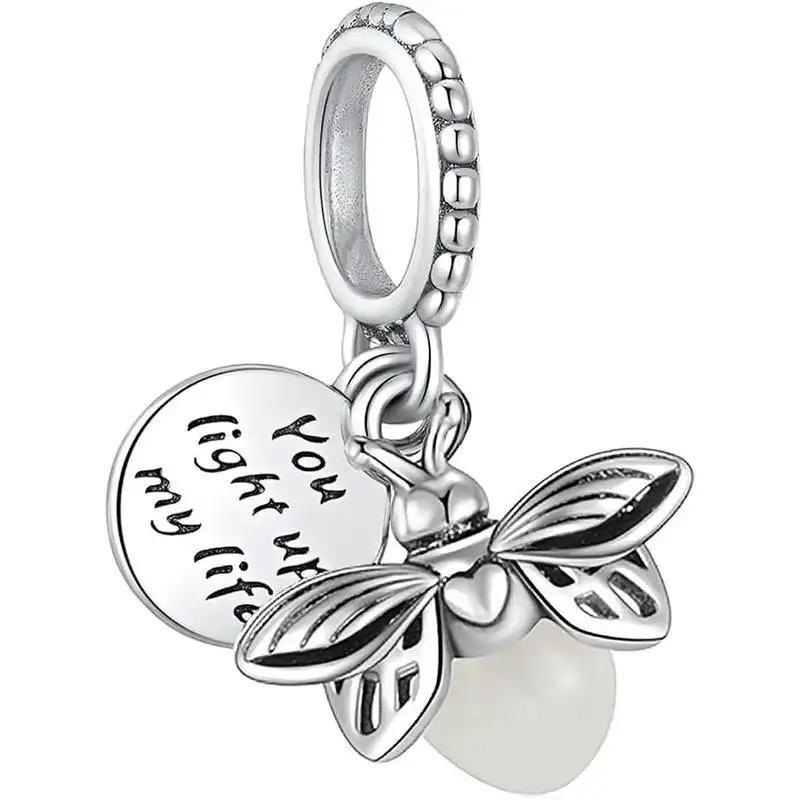 18/19pcs Silver or Gold Charms Pendants for Jewelry Making, with 3 Adjustable Bracelet Chains, Valentine's Day DIY Gift Kit for Mom, Sister, Friend