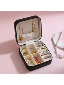 Simple Jewelry Box with Lid, Large Capacity Organizer for Earrings, Necklaces, Rings, Essential Storage Solution for Accessories