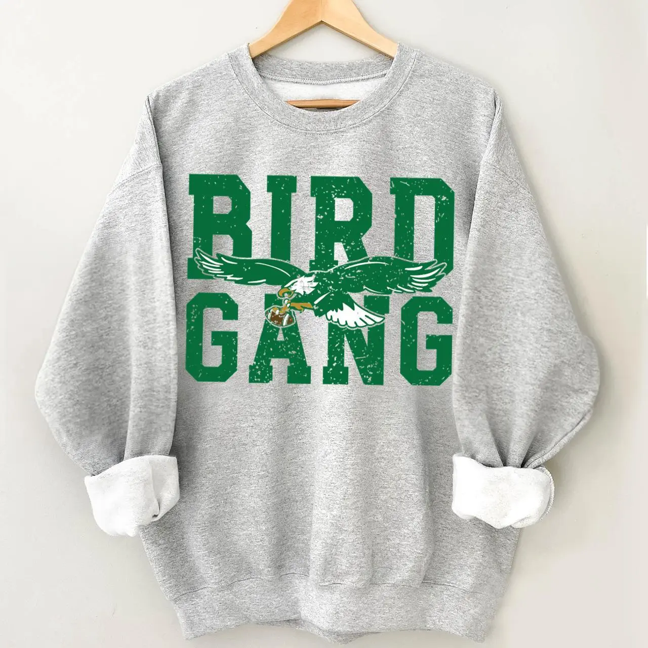 Vintage Philadelphia Football Sweatshirt, Sundays Are For The Birds Y2k Sweatshirt, Unisex Gifts For Football Fan