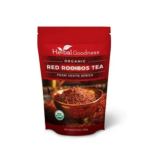 Rooibos Tea - Antioxidants packed Red Rooibos Bush from South Africa - USDA Organic - 8oz pouch Beverage Traditional