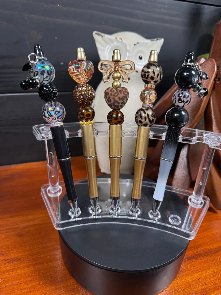 Hand Crafted Leopard Pens