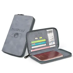 Ultra-Light Passport Wallet – RFID-Blocking & Waterproof – Fits Passport, Boarding Pass, 2 Cards – Minimalist Travel Must-Have for Frequent Flyers Dealsforyoudays