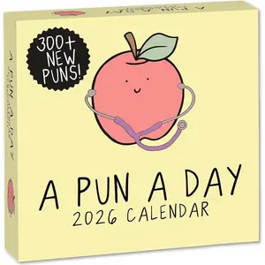 2026 Punny Day-to-Day Calendar | Funny Daily Desktop Calendar Christmas Stocking Stuffer  for  or Office, Daily  Off Pages With  Puns | A Pun A Day by