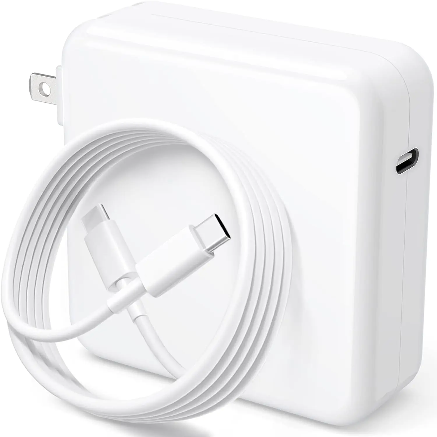 YSYE Mac Book 87W USB C Fast Charging Laptop Charger AC Adapter Replacement for 13 14 15-inch Mac Book Pro models introduced in 2016 or later,for MacBook Air After 2018, USB C to C Power Cord Supply, Wall Charger