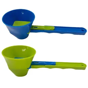 [Buy 1 Get 1 Free] Protein Powder Sliding Spoon,High Quality Funnel for Pre Workout Creatine Powder Formula,Coffee Milk Smoothie Chocolate Powder Kitchen Utensils BPA Free Plastic.Perfect Gift for Valentine's Day Father's Day Anniversary