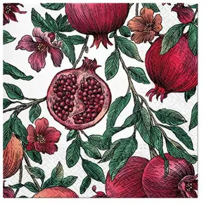 Pomegranate Luncheon Napkins