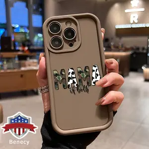 TPU Phone Case for iPhone 15 16 14 Pro Max 13 12 11 XR XS Plus E Mama of Both Pattern Anti-Scratch Shockproof Soft Silicone Protective Cover Smartphone Casing