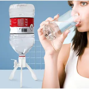 Drinking Portable  Water Dispenser/Switch/ Water Dispenser Stand Universal Bottled Water  Holder for Camping Hiking Office Home
