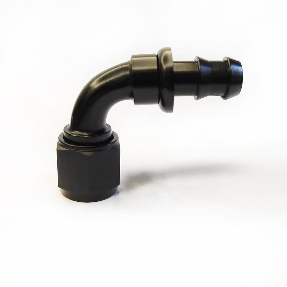 Car oil cooling hose connector, inverted oil hose connector 45-degree  AN tower connector