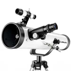 Astronomical telescope objective lens 76mm lens barrel 114mm large aperture stargazing moon observation high-definition high magnification