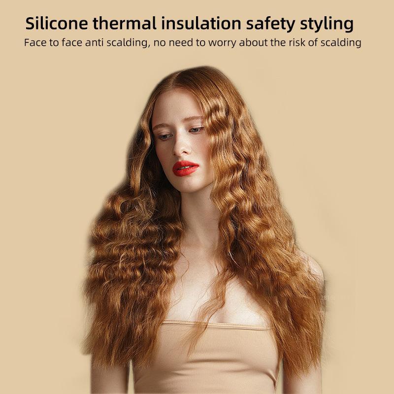 Beach Wave Curling Iron Fluffy Big Wave Ripples 32mm Splint No Damage Hair Lazy Perm Super Convenient Styling Tool