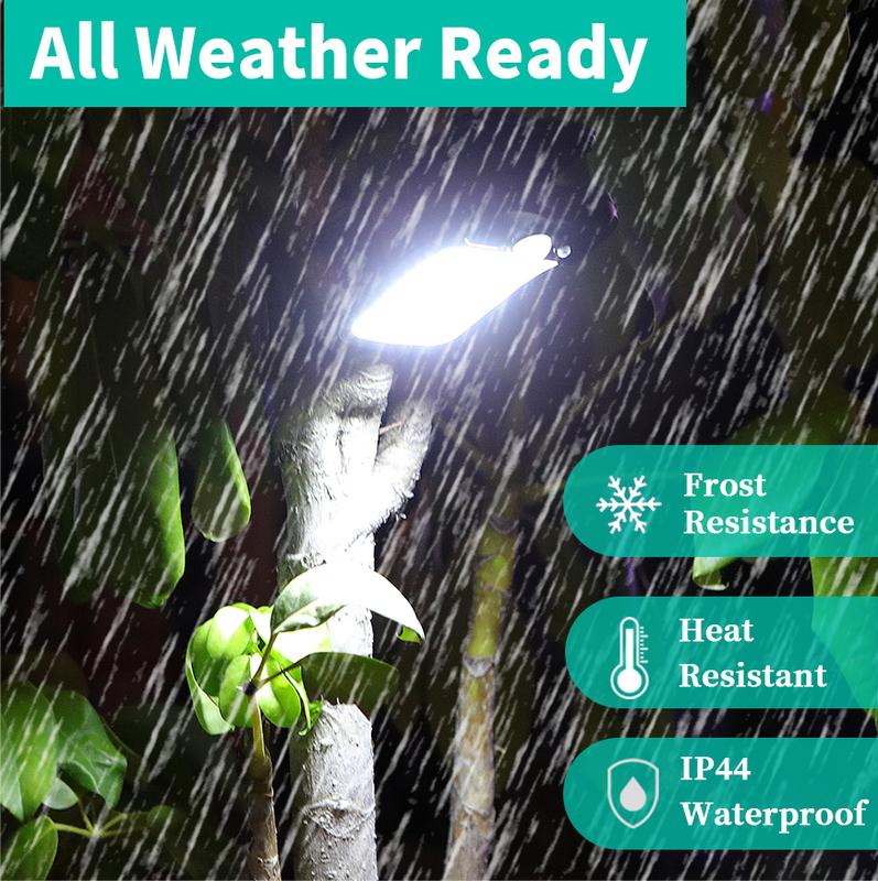 Outdoor Solar Clip Lights, USB & Solar Powered Clip-On Lamp with Motion Sensor, 3 Modes, Waterproof — Perfect for Yards, Garages, Porches, Patios, Gardens, Pools & Barns