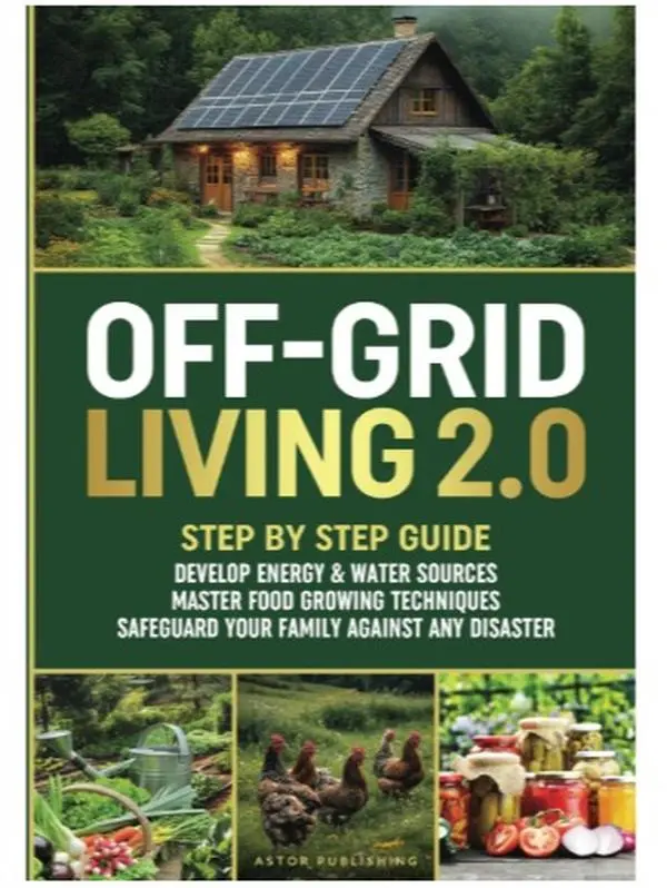 Survival Guide Book: Off-Grid Living 2.0 - Step-by-Step Homesteading Guide for Developing Energy Sources, Securing Water Sources, Growing Food, and Protecting Your Family From Disasters